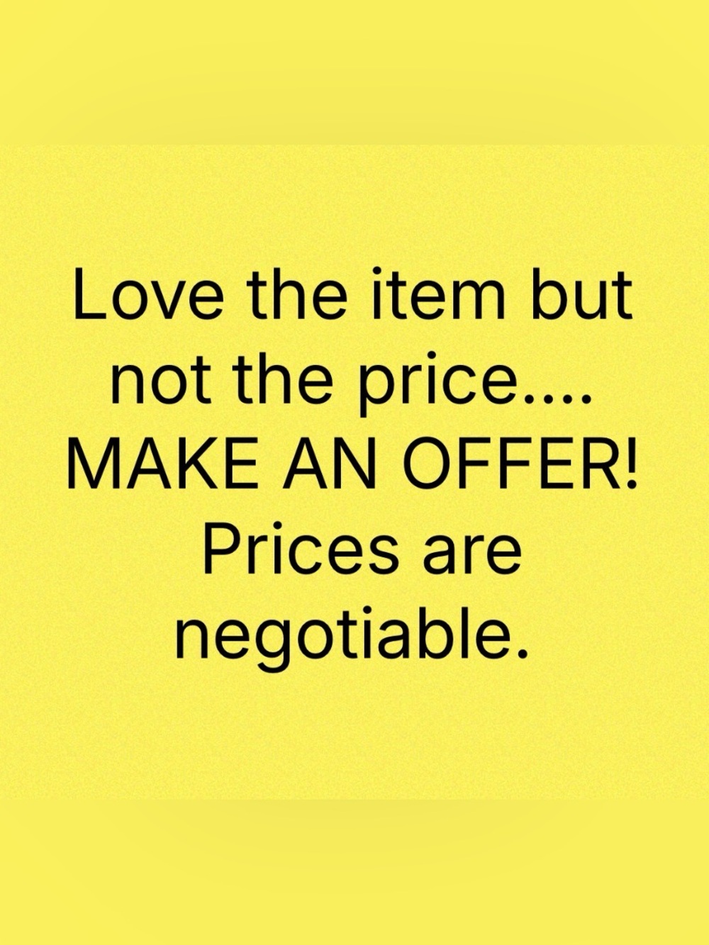 Yellow Home Office Sign - MAKE AN OFFER
